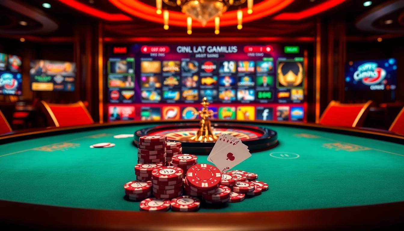 Experience thrilling poker action at http://go88hv.com/ with vibrant chips and stunning casino ambiance.