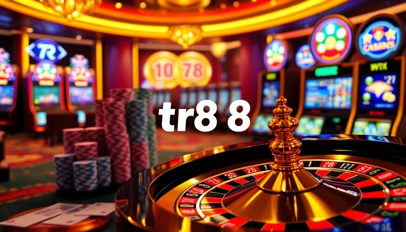 Experience thrilling gameplay at tr88 interactive casino tables with vibrant poker chips.