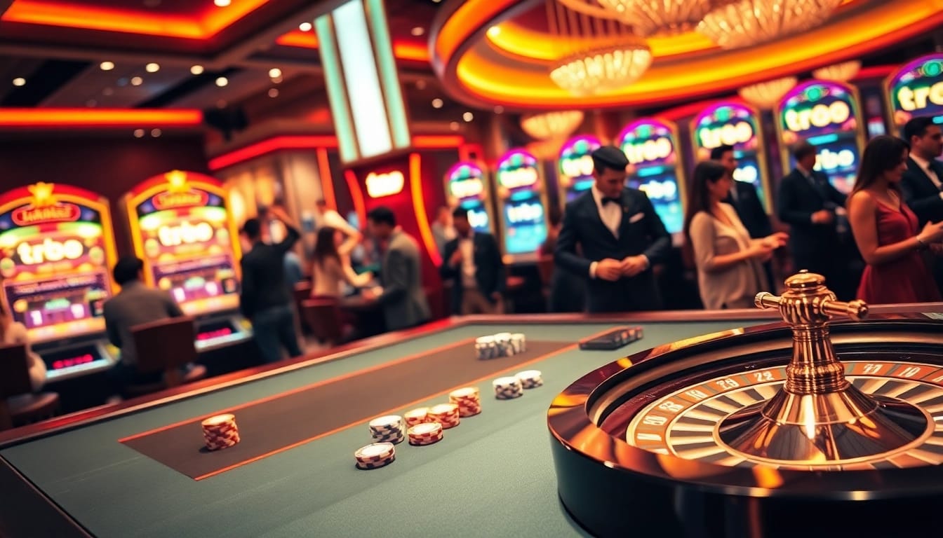 Engage with thrilling poker gameplay at tr88 casino featuring vibrant tables and exciting chip action.