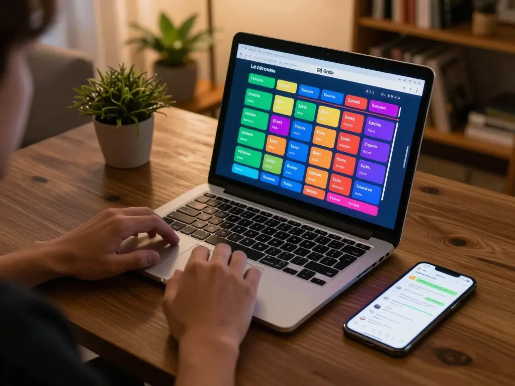 Lô Đề Online gameplay on a laptop, showcasing strategic betting options in a cozy home setting