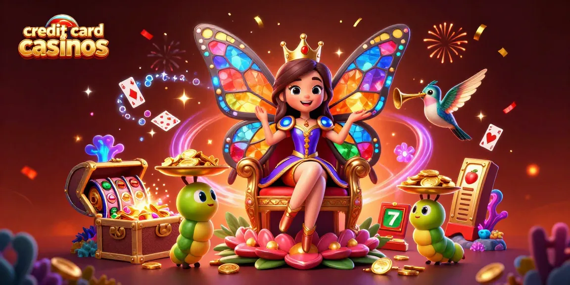 Experience the excitement of credit card casinos with vibrant games and lavish scenes.