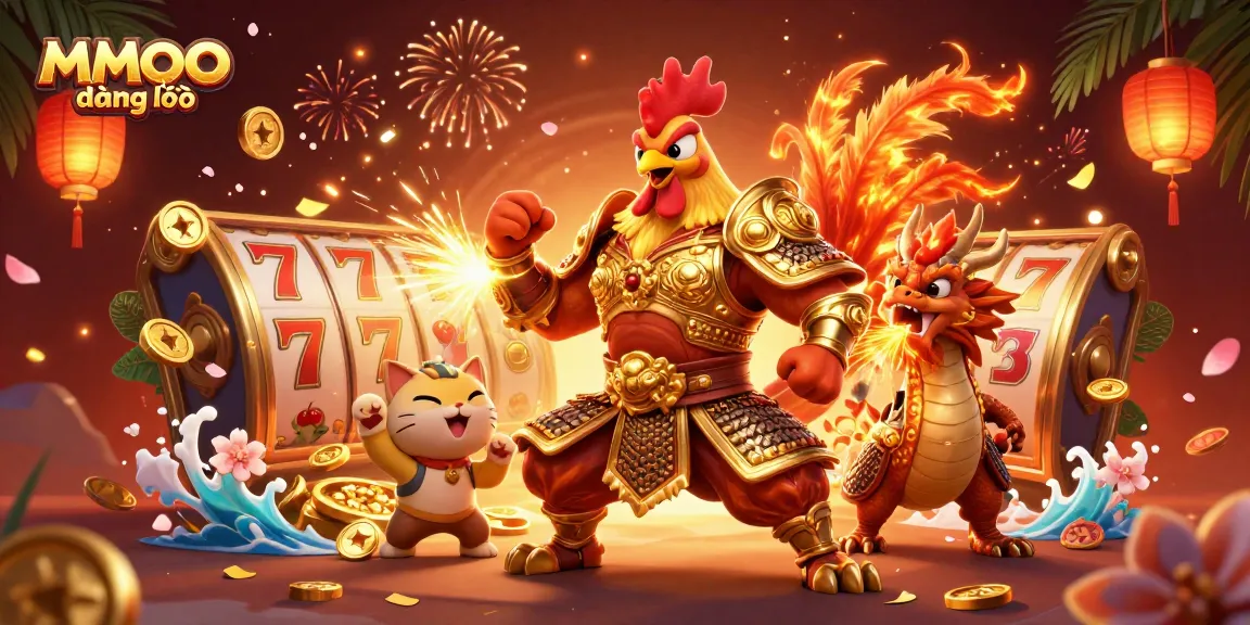 Experience the excitement of MMOO đăng nhập with vibrant 3D characters and dynamic casino elements.