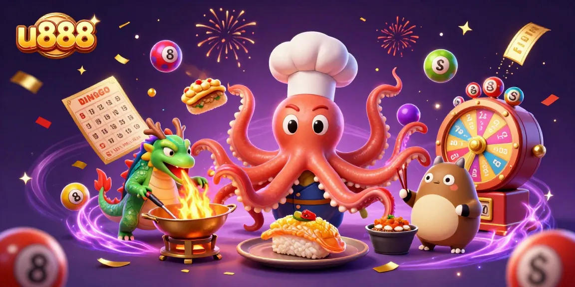 Experience the excitement of u888's vibrant gaming scene with a lively lottery celebration