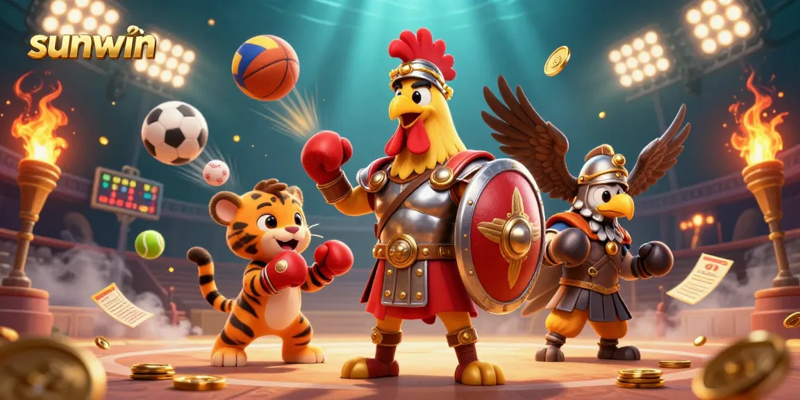Engage players with sunwin's dynamic gaming experience featuring colorful sports elements.
