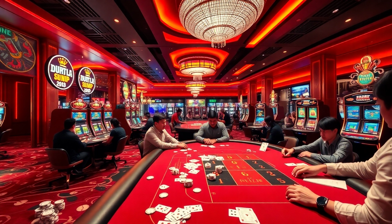 Engaging in lively games while registering on RR88, showcasing a vibrant casino atmosphere.