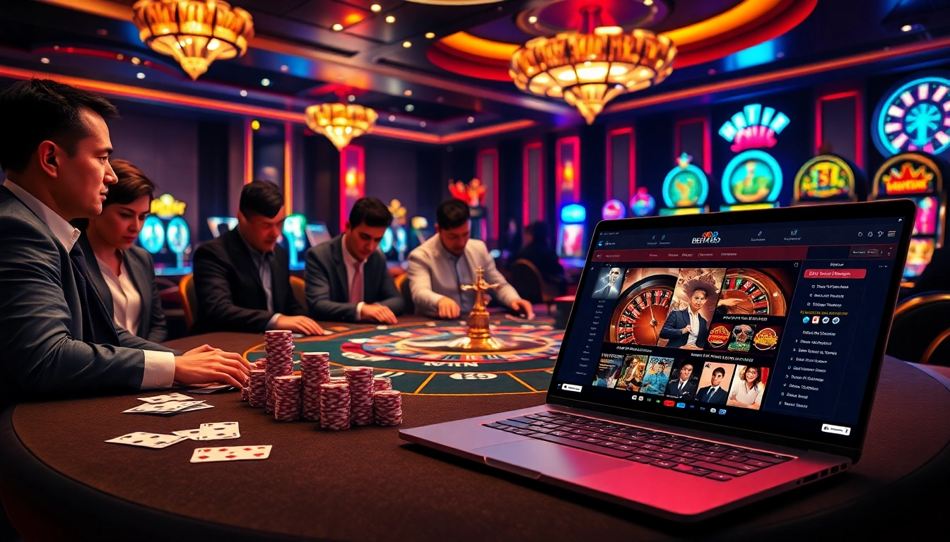 Engage with the thrilling poker action at https://bem88.com featuring vibrant elements of casino gameplay.