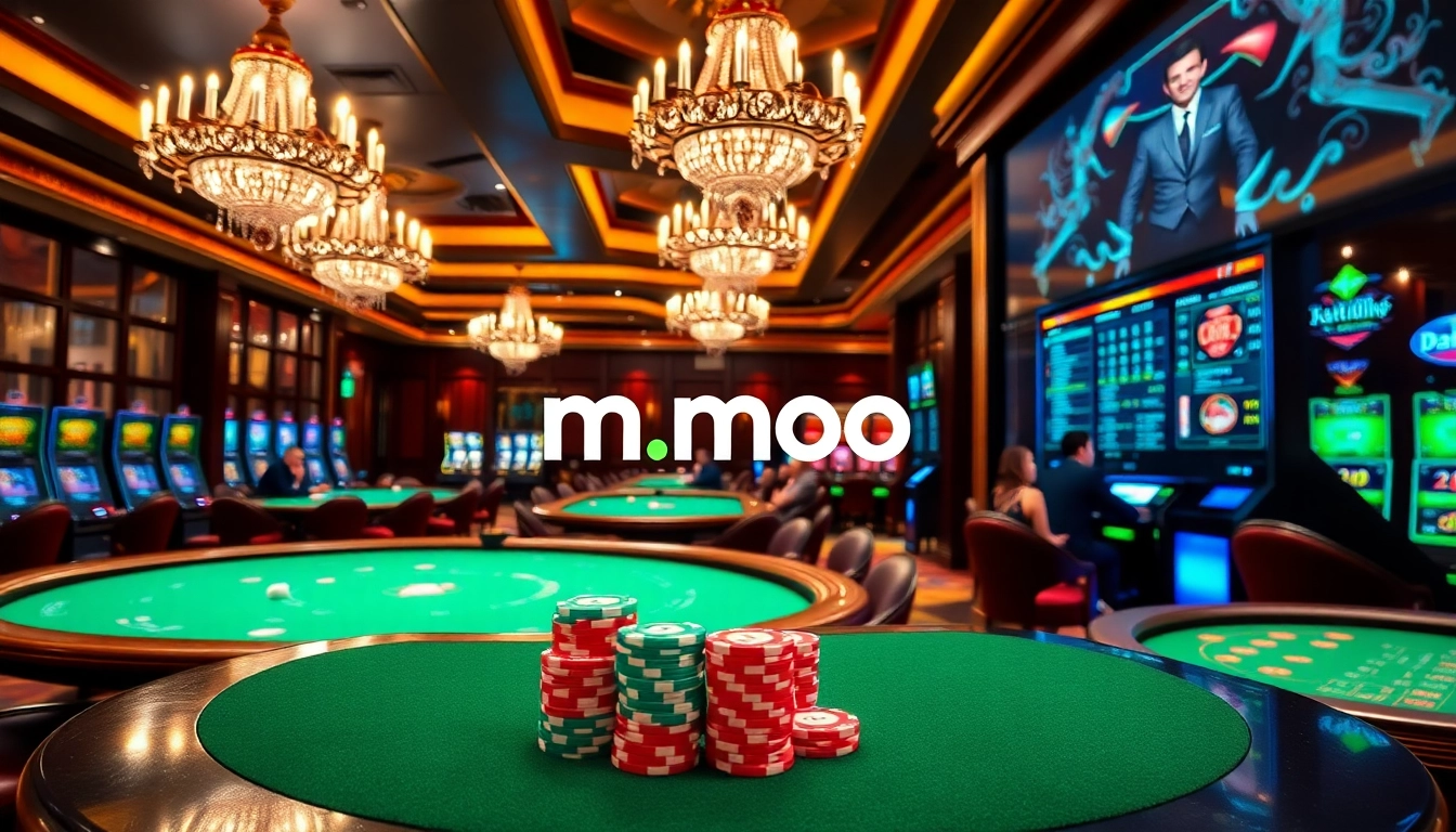 Experience the excitement of mmoo with vibrant casino games and poker nights.