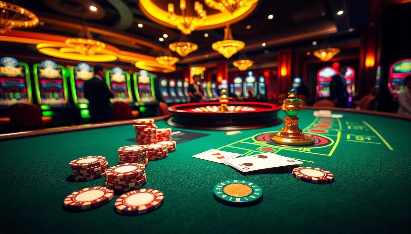 Engaging dh88-themed poker game with luxurious chips and cards on display.