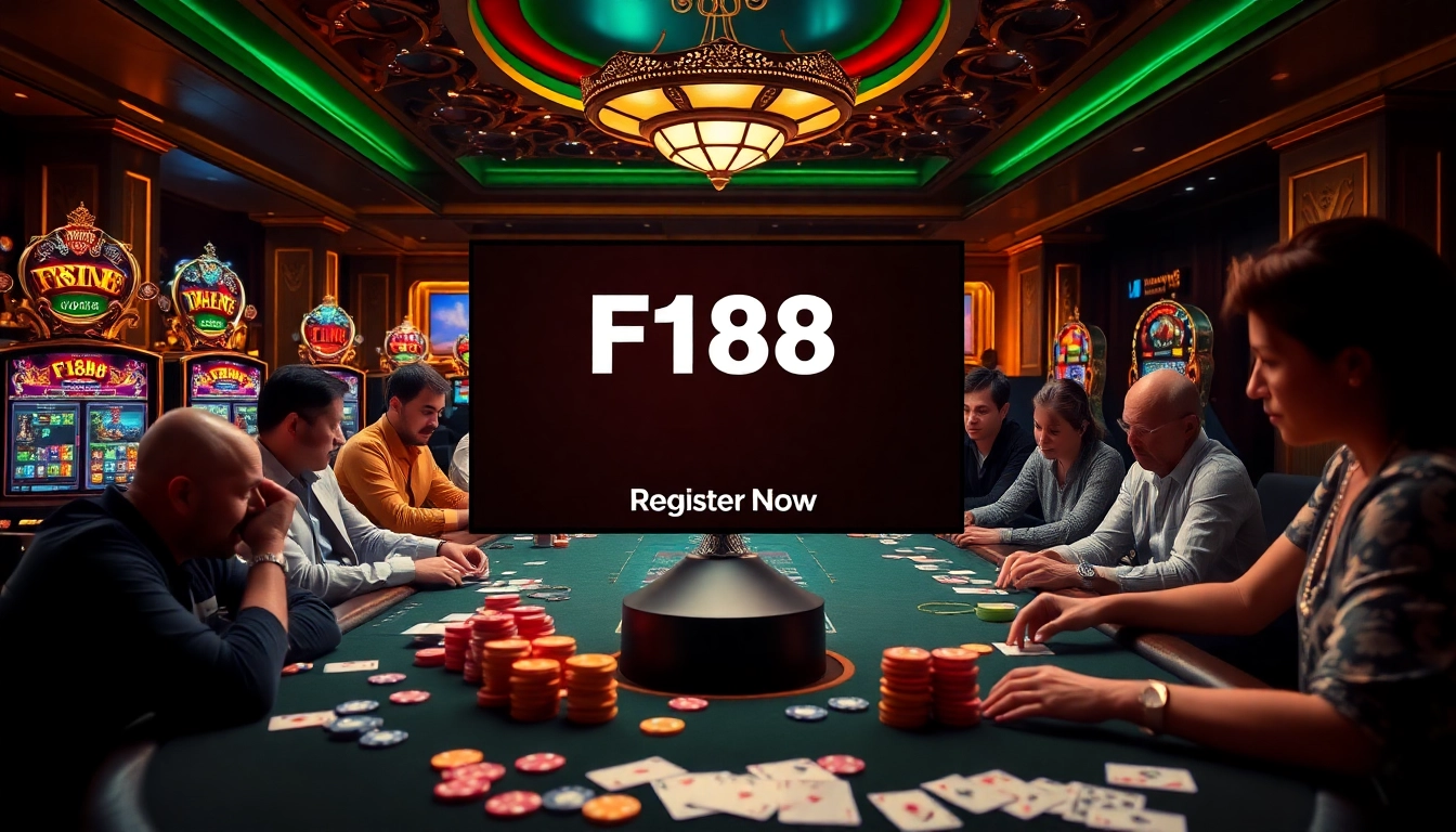 Experience the excitement of đăng ký F168 with vibrant casino visuals and thrilling gameplay.