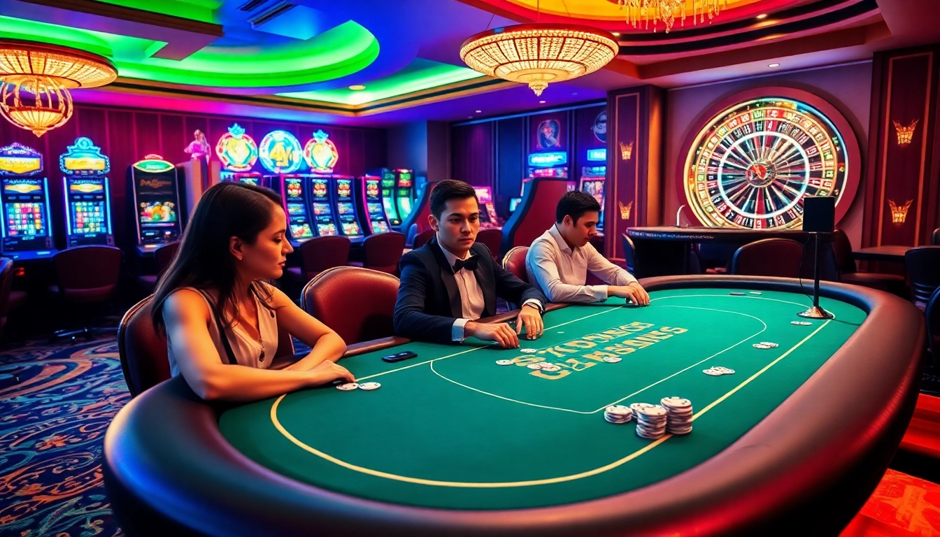 Gambler experiencing tension and excitement at a poker table in km1888b casino.