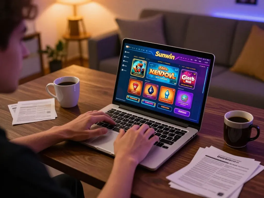 Play poker on sunwin platform while enjoying a cozy home gaming setup
