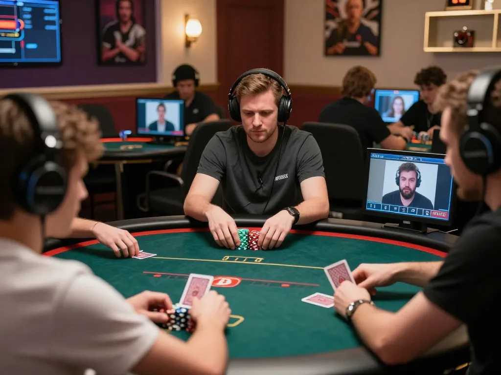 UU88 online poker tournament scene with players in action, showcasing dynamic gameplay.