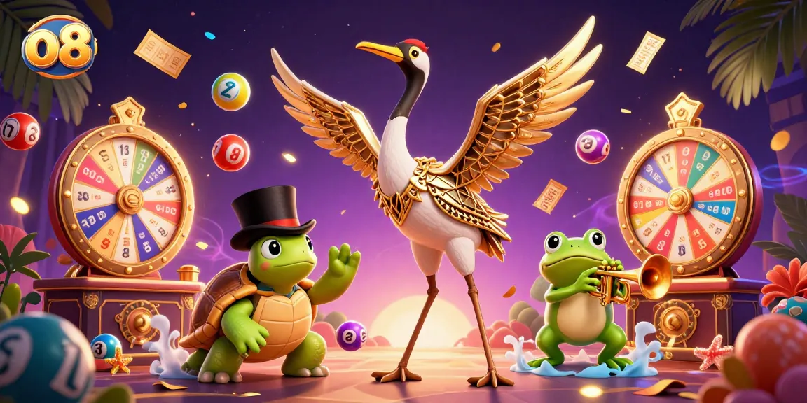 Engage in thrilling games at o8 with exciting visuals and vibrant lottery elements.