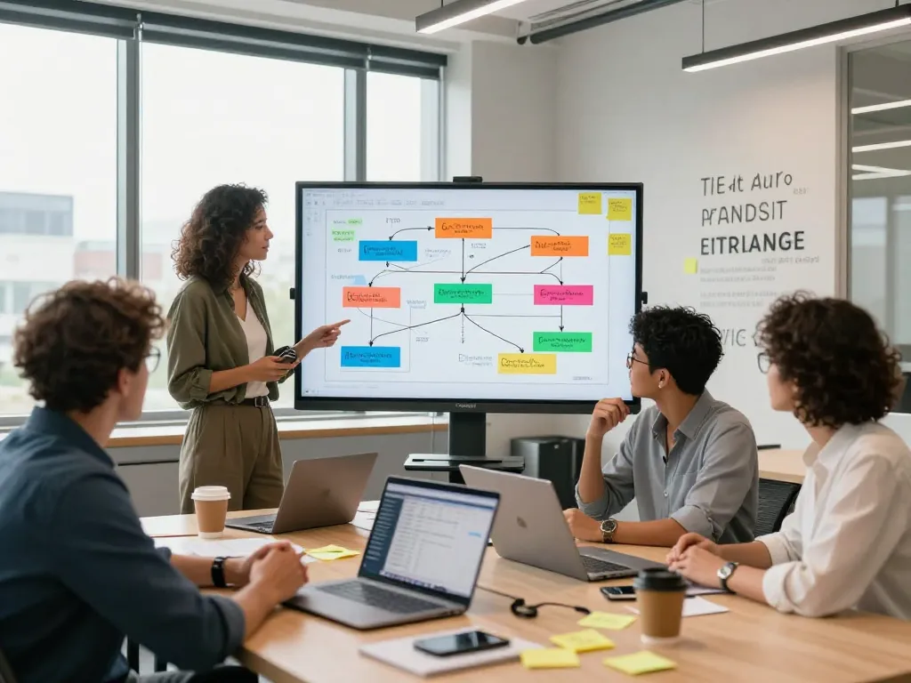 Sunwin team collaborating in a modern office to enhance business strategies