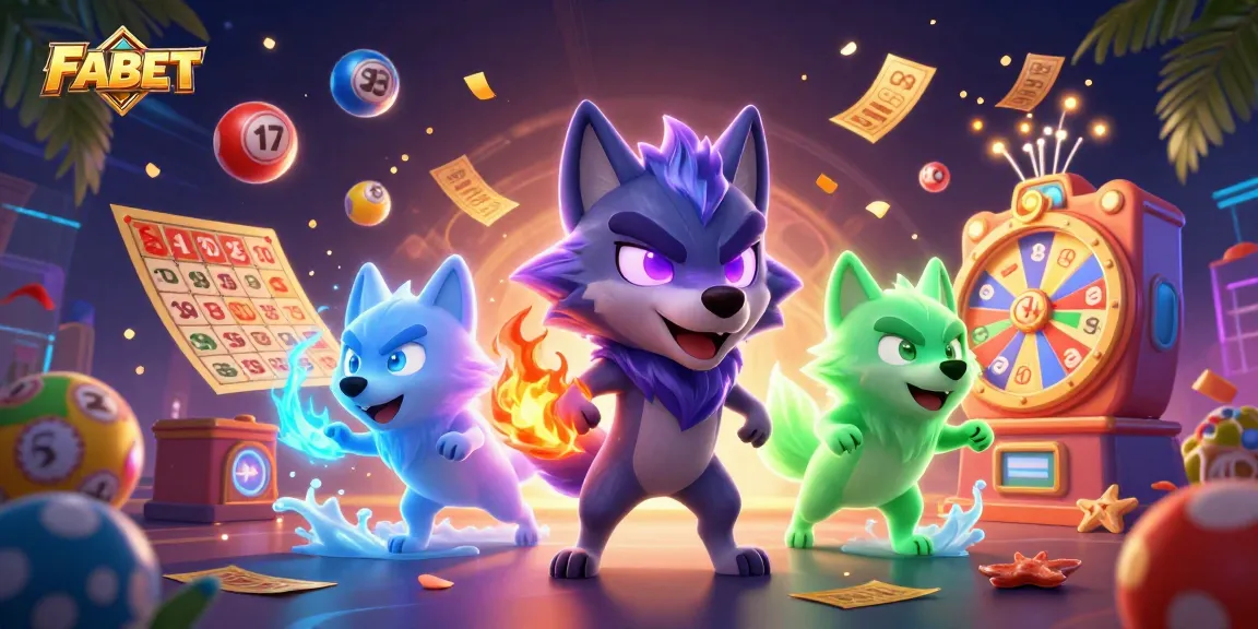 Experience thrilling lottery action with FABET's vibrant design and engaging game elements.