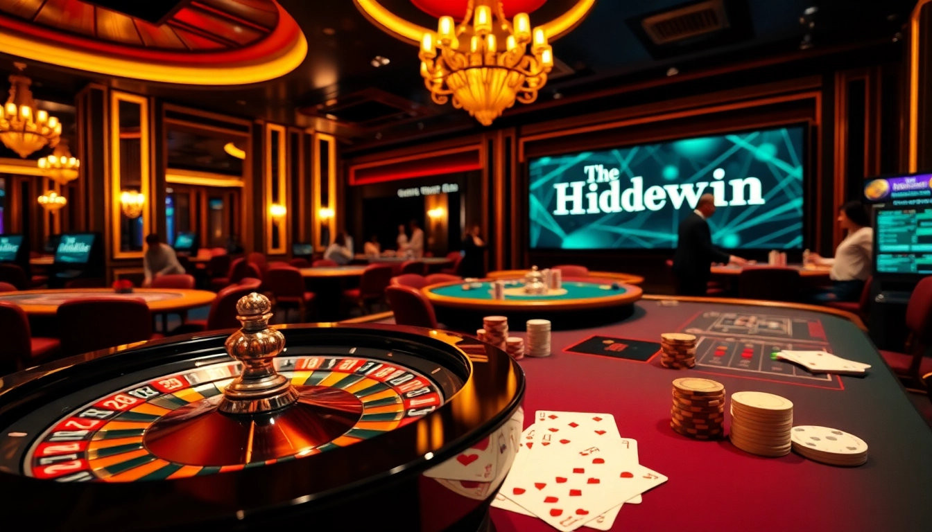 Experience the thrill of gaming strategies with the hidden wiki's captivating casino visuals.