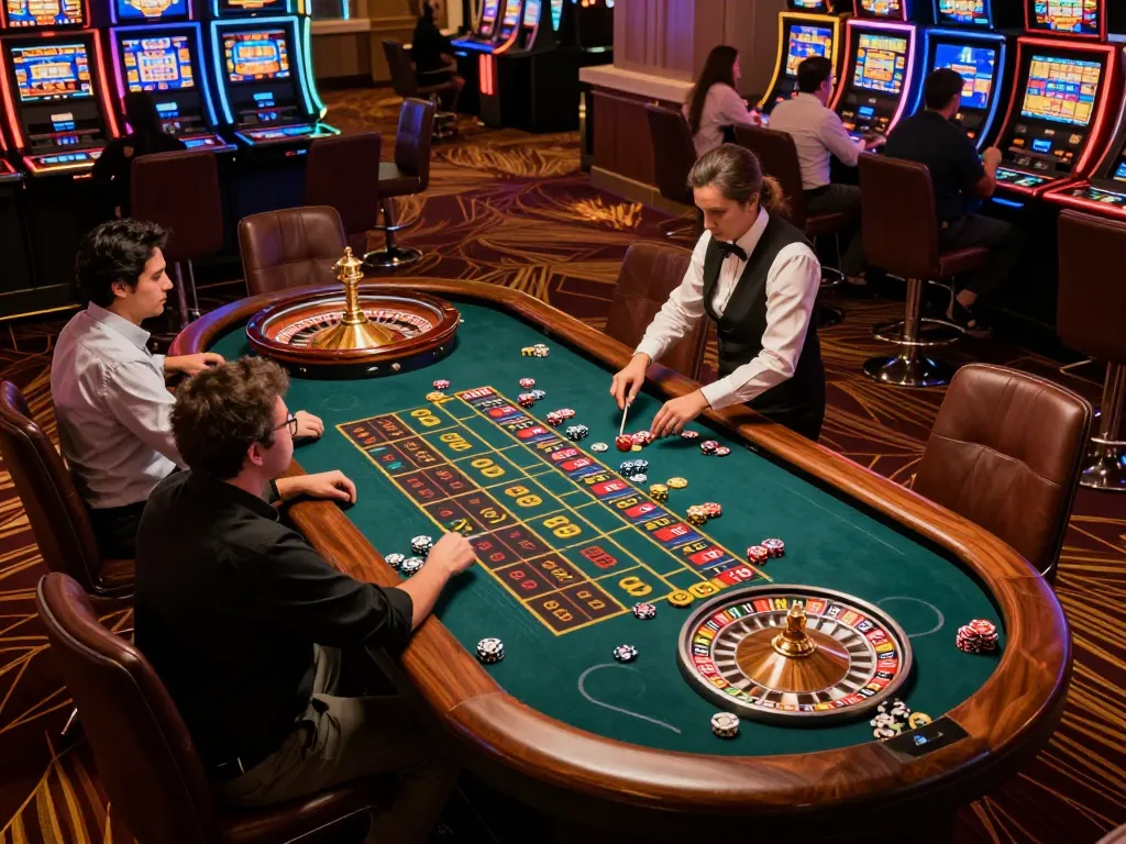 Players enthusiastically placing bets at the roulette table showcasing the u888 casino experience.