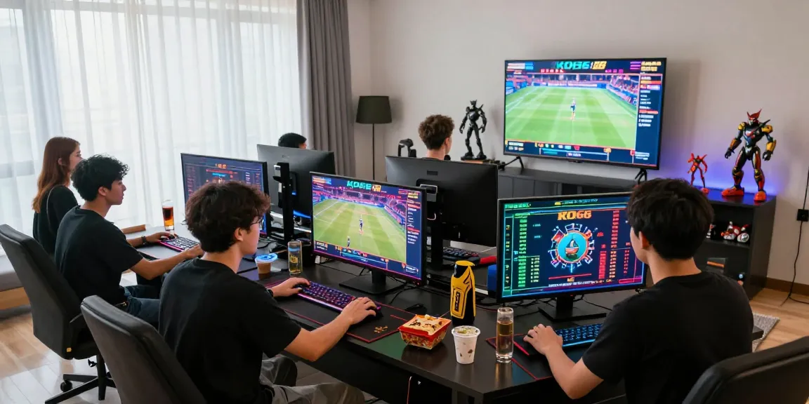 Exciting KO66 online gaming scene with players engaged in a lively casino experience.