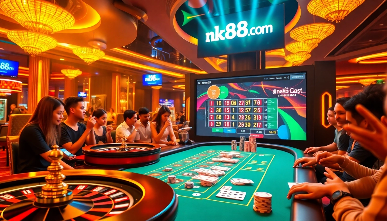 Experience the excitement of nk88nk.com with thrilling poker gameplay and casino vibes.