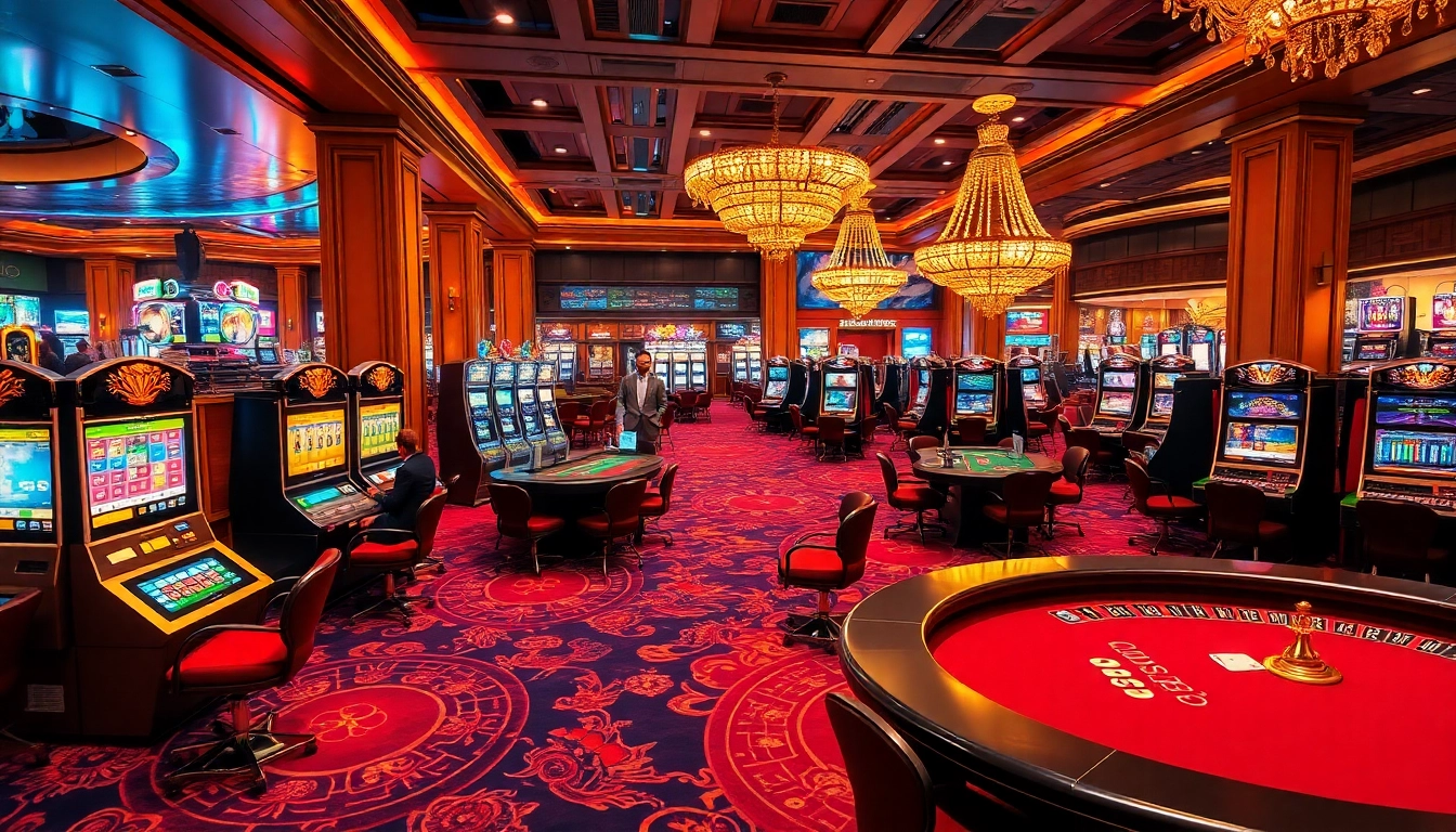 Experience the thrill of winning at 68VIP's modern casino with exciting betting tables.
