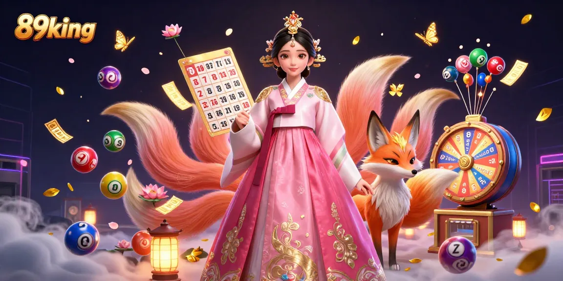 Engage in stylish gameplay with 89king surrounded by colorful lottery elements and enchanting characters.