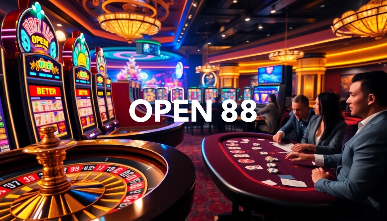 Experience thrilling moments at OPEN 88 with vibrant casino games and stunning visuals.