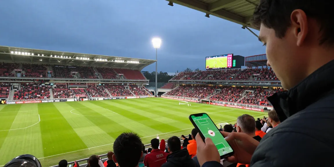 CabongTv watch live football today with expert predictions and betting odds displayed in an exciting stadium atmosphere.
