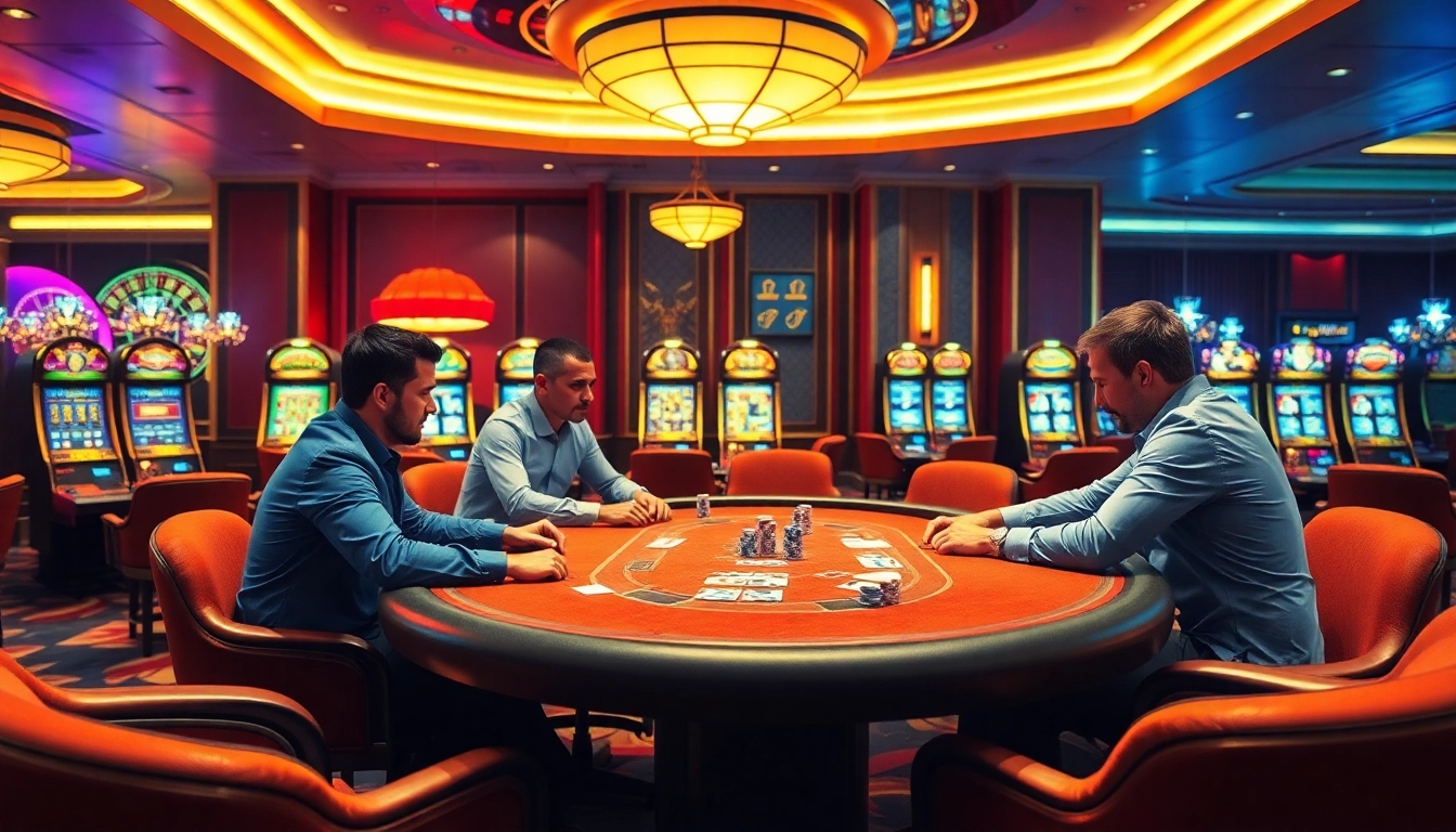Experience the excitement of high-stakes gaming at https://mm88.moe/ with an engaging poker scene.
