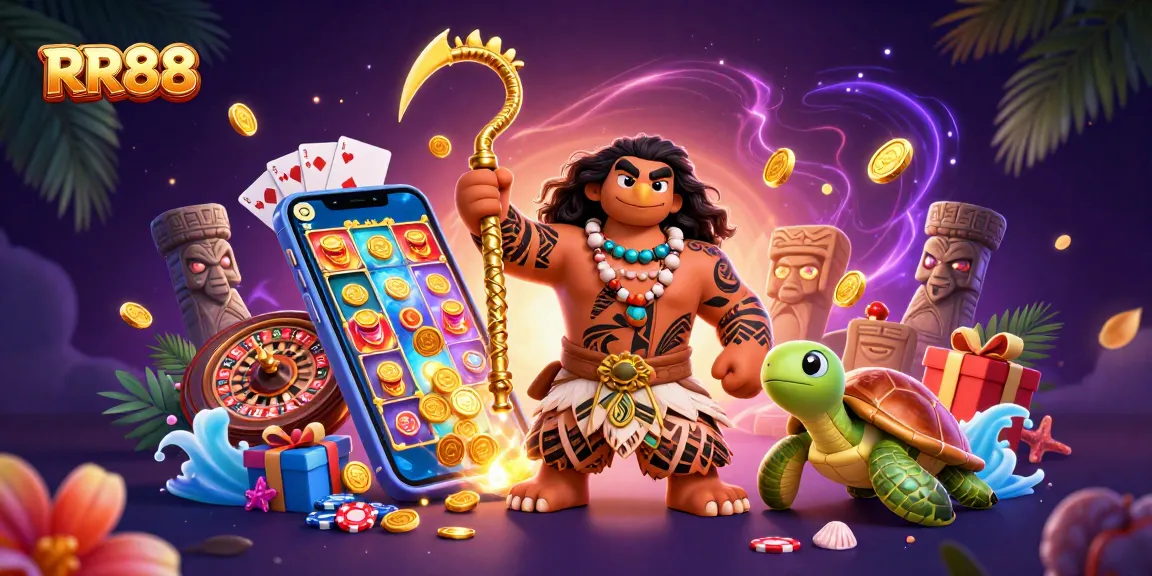 Engage with the RR88 casino experience through colorful slot games and dynamic gameplay elements.