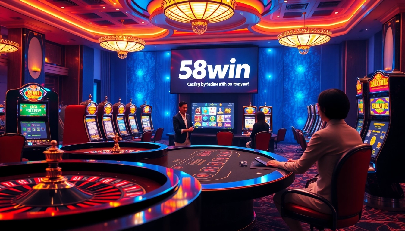 Players enjoying a thrilling game of roulette at 58win's online casino platform.