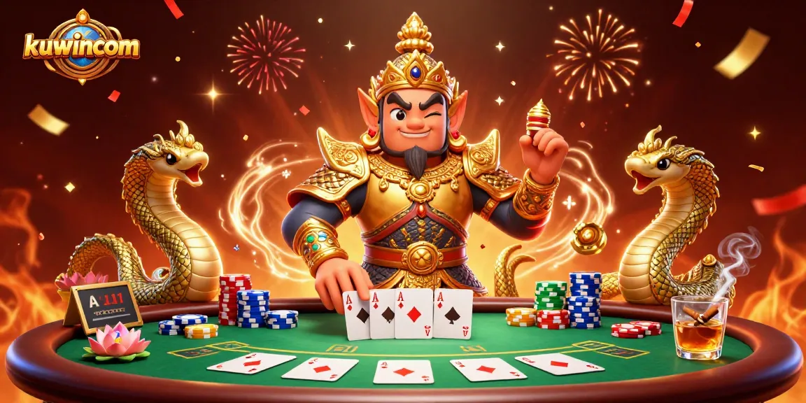 Kuwincom offers thrilling poker adventures with legendary guardians and festive celebrations.