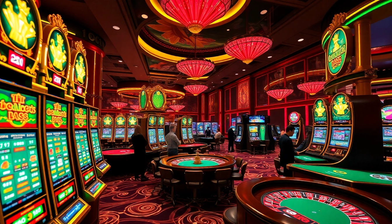 Experience the excitement of Link GO8 in a luxurious casino atmosphere filled with vibrant gaming.