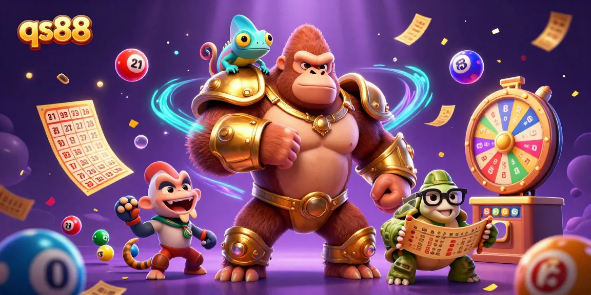 Engage with qs88's exhilarating gaming world featuring vibrant elements and dynamic characters.