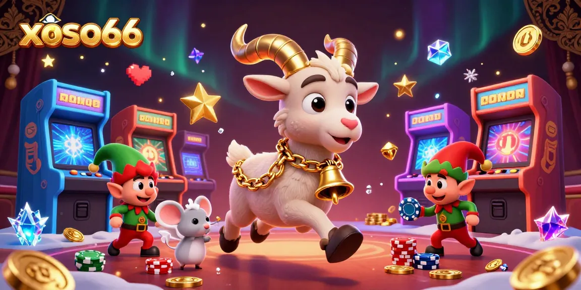 Experience thrilling moments at xoso66 casino with playful characters and vibrant gaming elements.