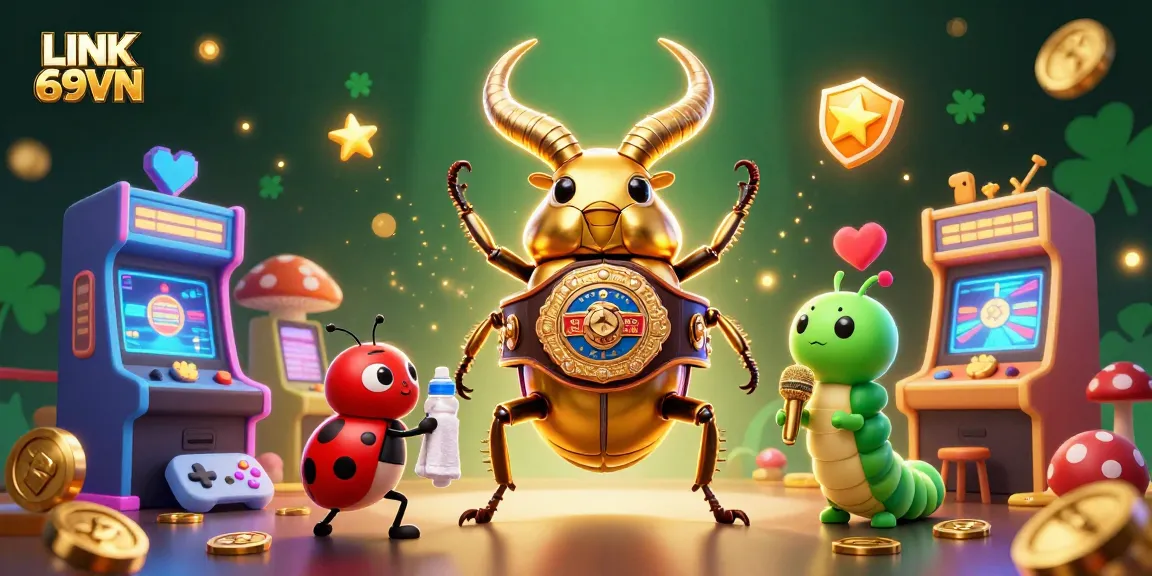 Engage with LINK 69VN through an exciting animation of wins in a vibrant casino.