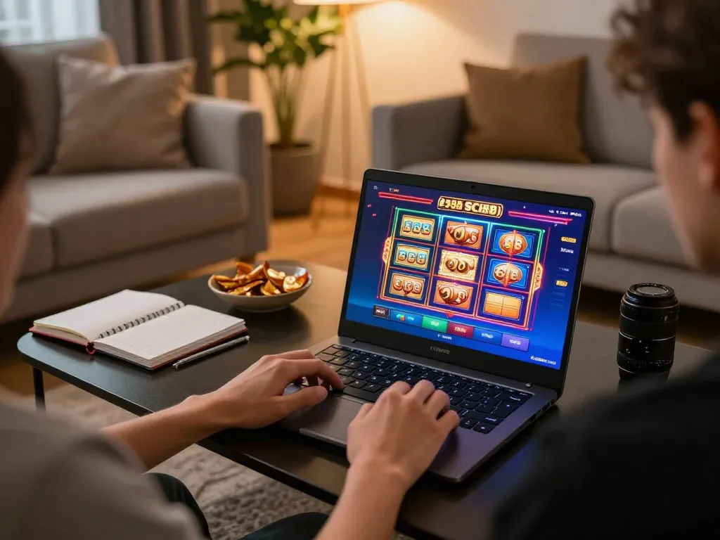 Engaging mobile gaming experience on SC88 with vibrant online casino slots shown on screen