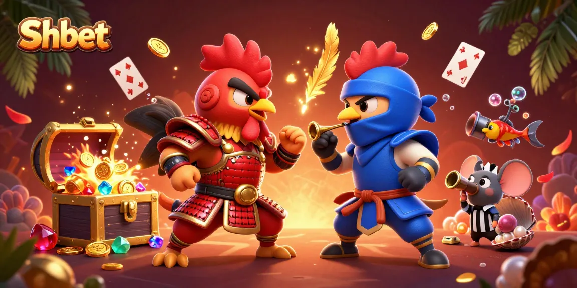 Experience thrilling battles at Shbet's vibrant casino scene showcasing epic rooster duels.