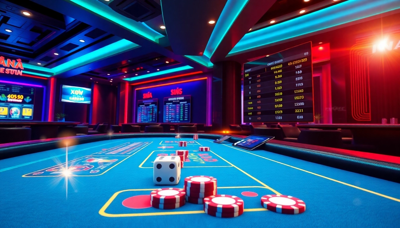 Playing xóc đĩa online tốc độ cao with vibrant graphics and fast-paced gambling action.