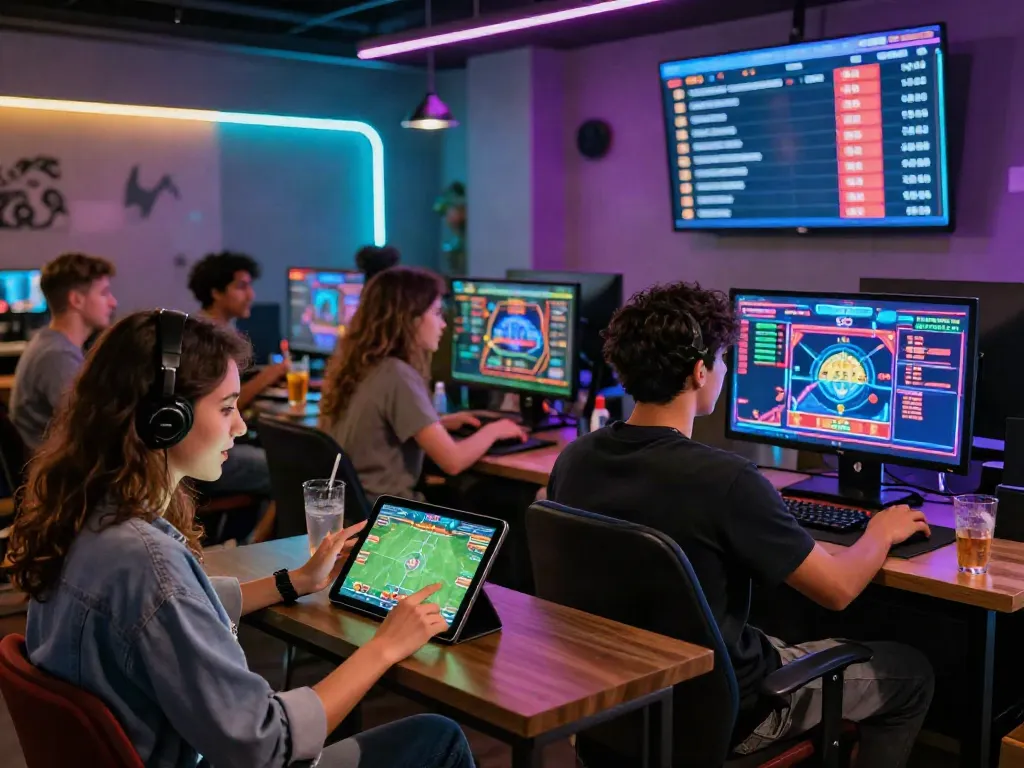 Engaging scene at trang chủ da88 showcasing players betting and enjoying a vibrant gaming atmosphere.