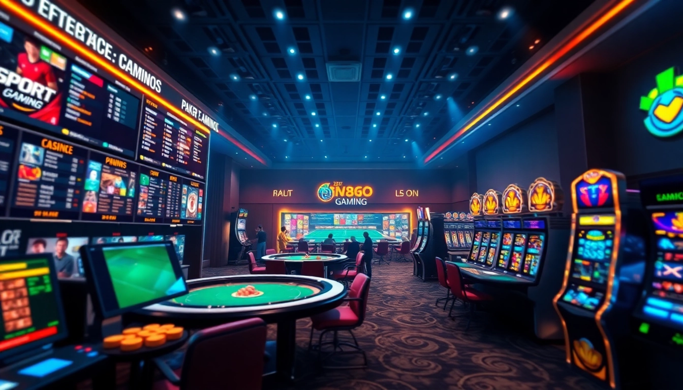 Exciting online gaming scene at new88go.com, showcasing modern sports betting and casino games.