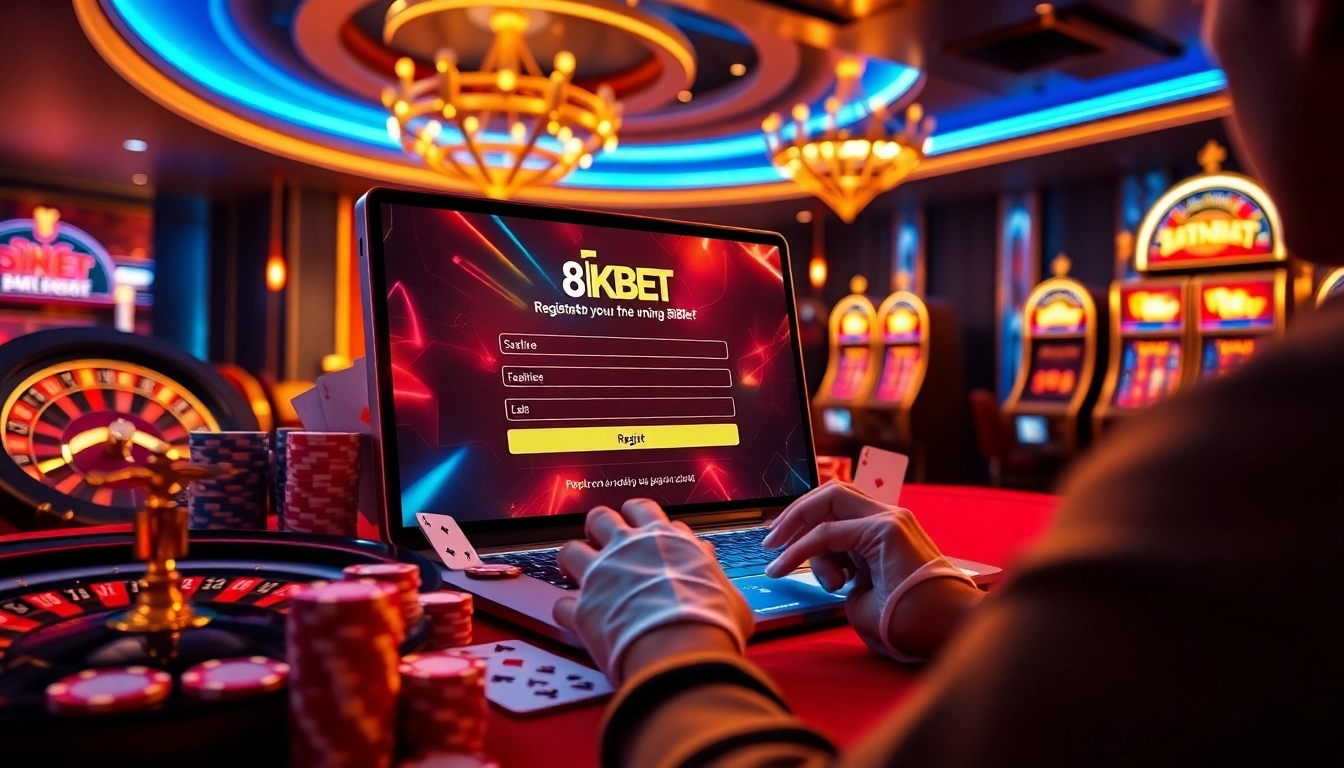 Register for 8KBET online casino, experience thrilling gameplay, and enjoy instant rewards.