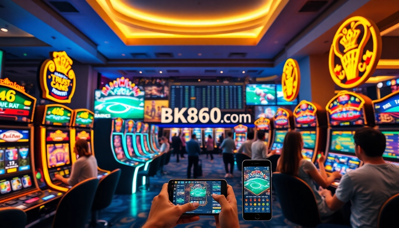 Experience the trustworthy online betting environment of bk860s.com with vibrant casino games and engaging players.