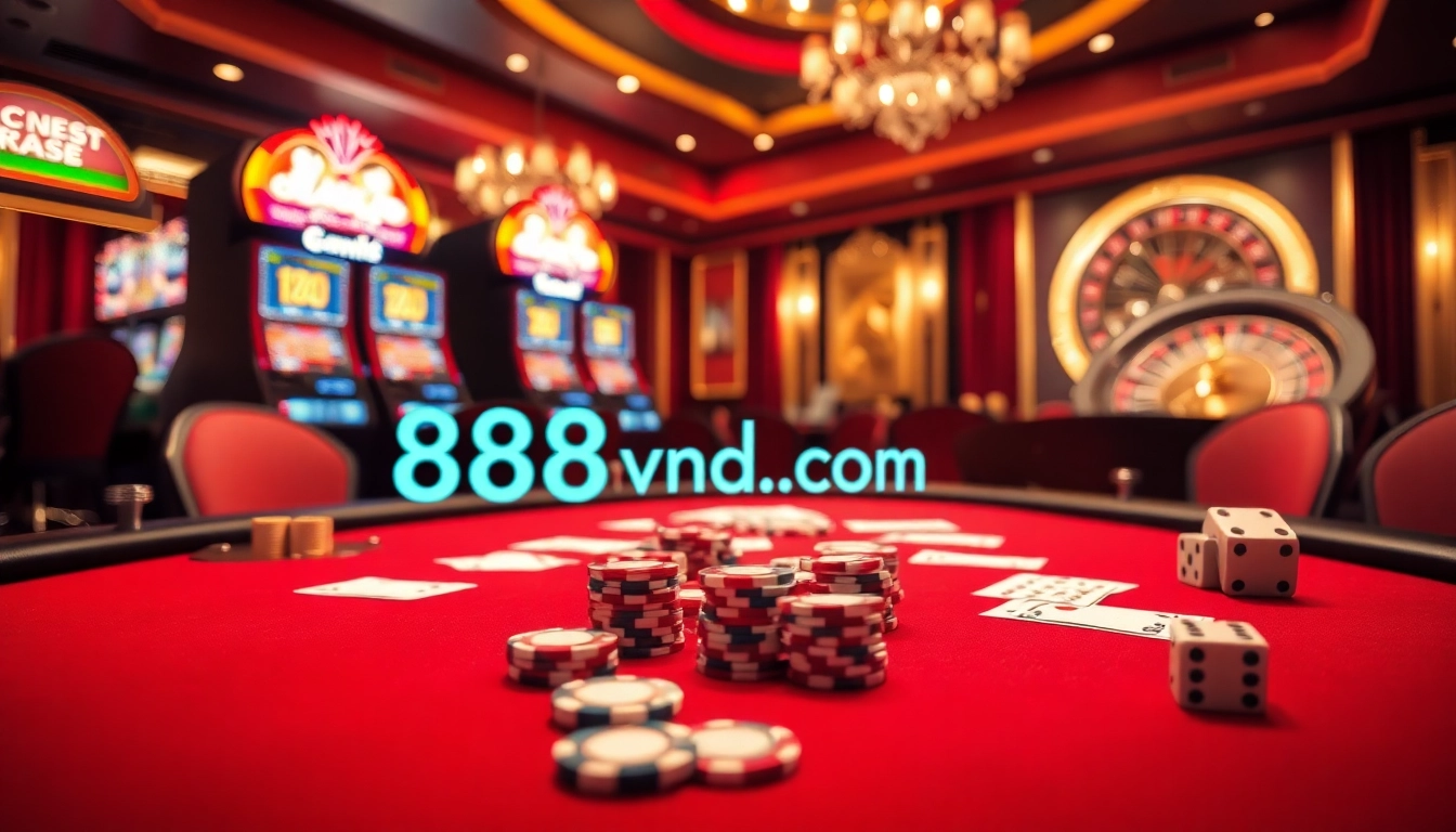 Experience the thrill at 888vnd.com with high-stakes poker and luxury casino vibes.